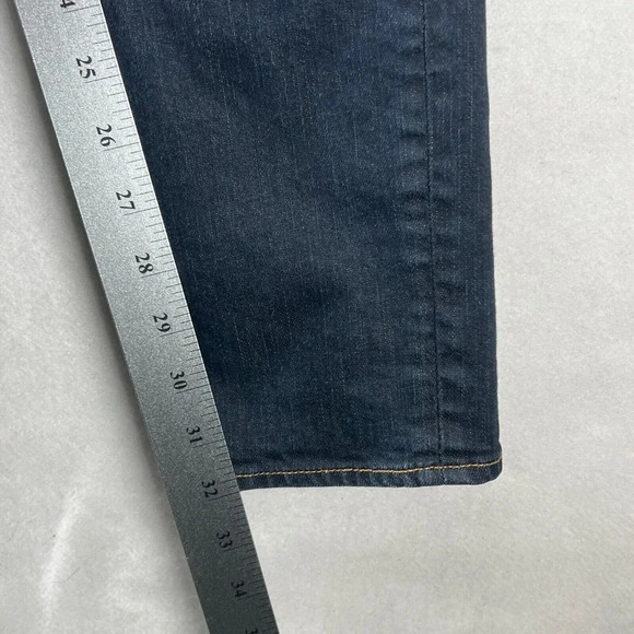 H&M Jeans Womens Sz 31 Low Rise Skinny Leg Stretch Dark Washed Denim Cotton Blue - Picture 10 of 10